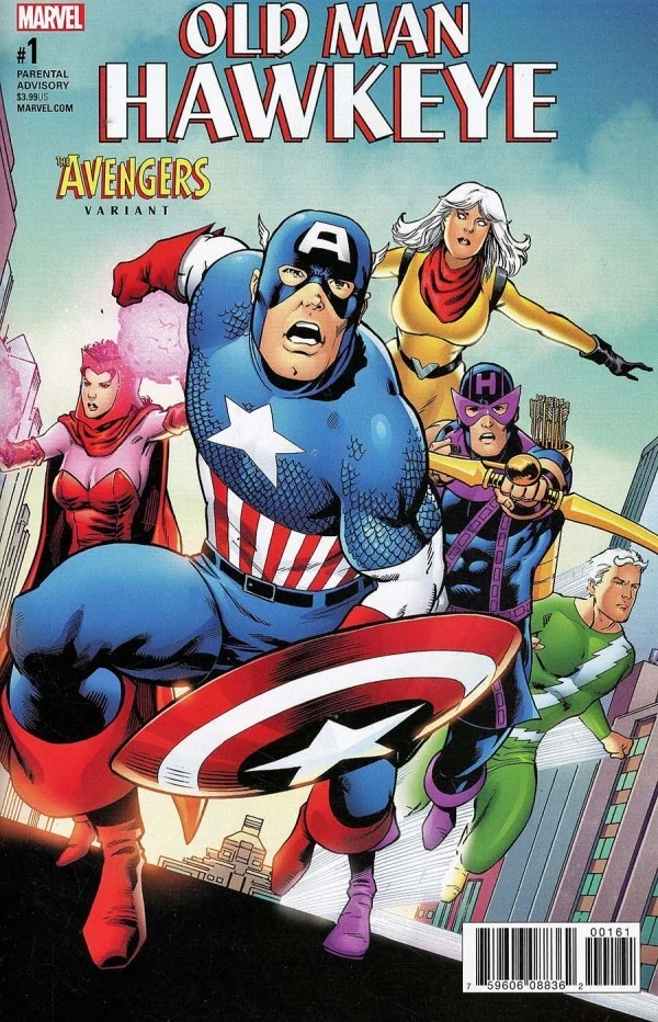 Old Man Hawkeye #1 — Barry Kitson Avengers Variant