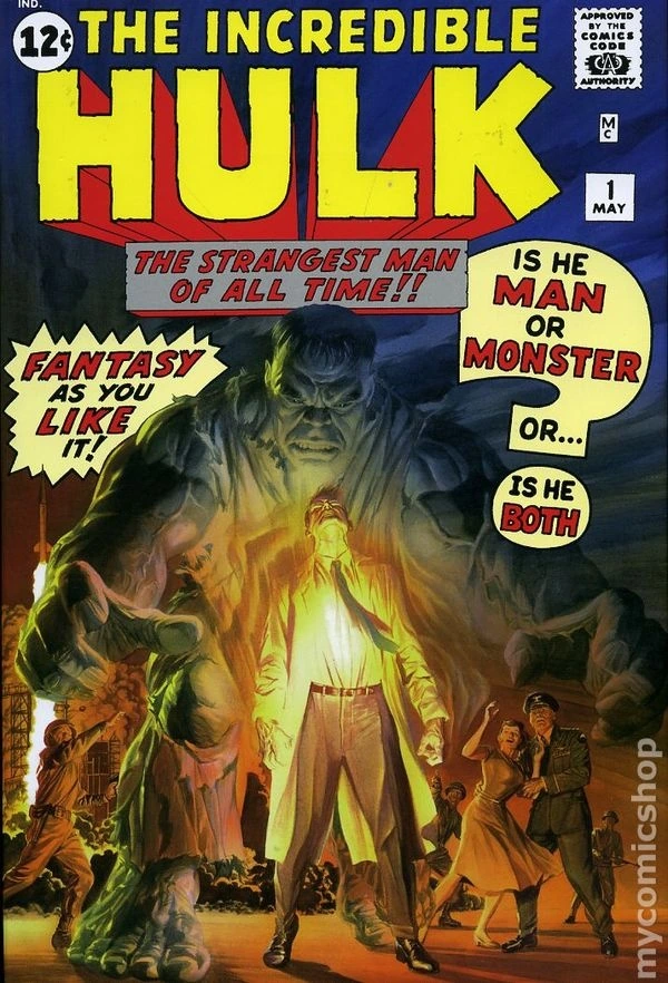 The Incredible Hulk Omnibus Vol. 1 HC DM Ross Variant — Standard cover, cover by Alex Ross