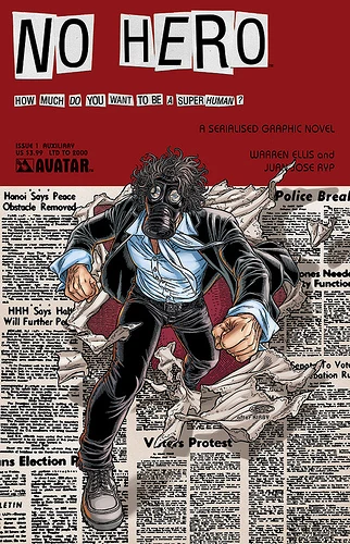 No Hero #1 — Juan José Ryp Auxiliary Variant