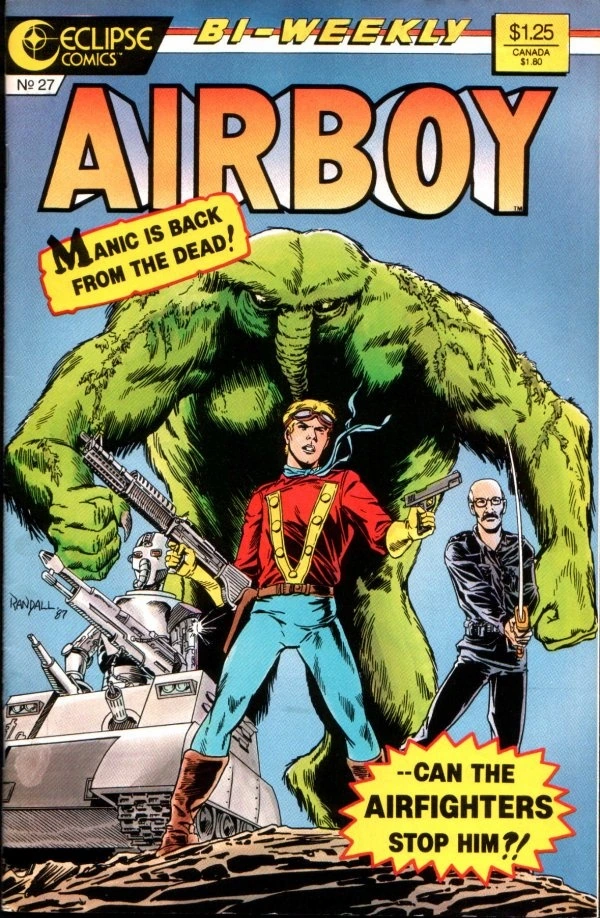 Airboy #27 — Standard cover, cover by Ron Randall