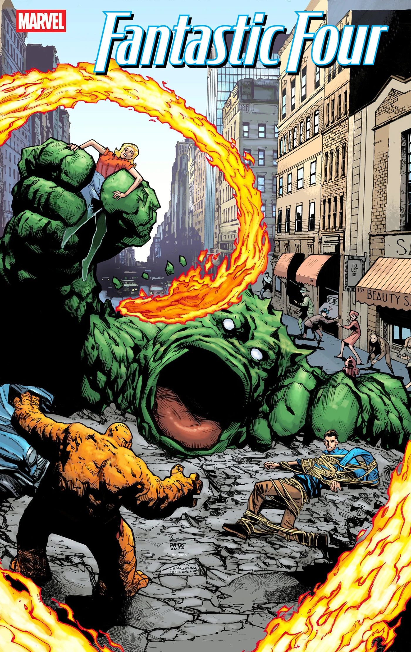 Fantastic Four #15 — Humberto Ramos homage variant