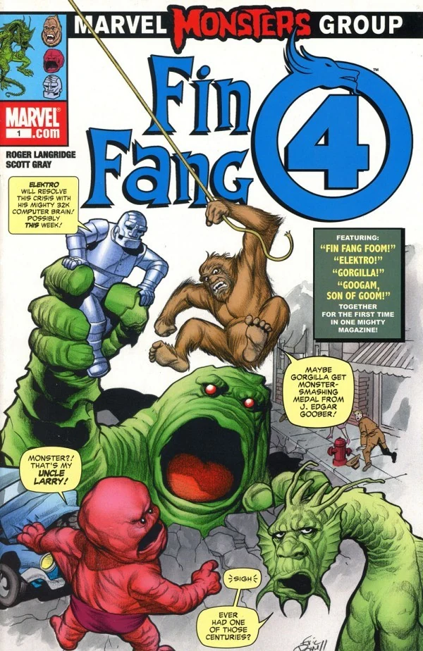 Marvel Monsters: Fin Fang Four #1 — Standard cover