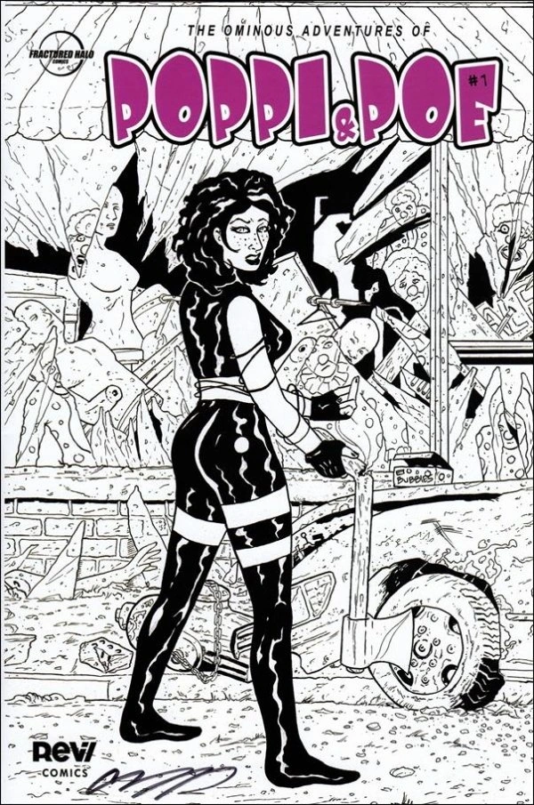 Poppi & Poe #1 — Cover C homage / Cover D black-and-white homage, cover by Unconfirmed