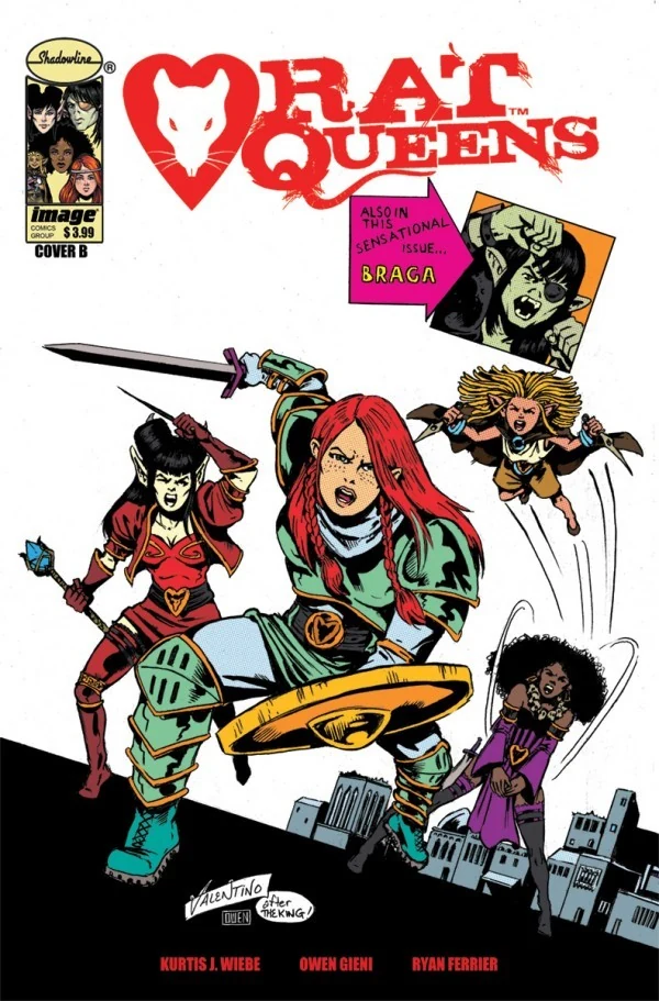 Rat Queens #7 — Cover B Valentino & Gieni