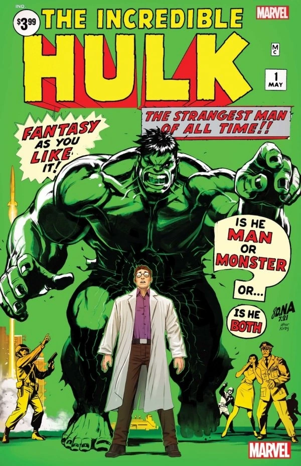 Hulk #3 — David Nakayama Homage Variant, cover by David Nakayama