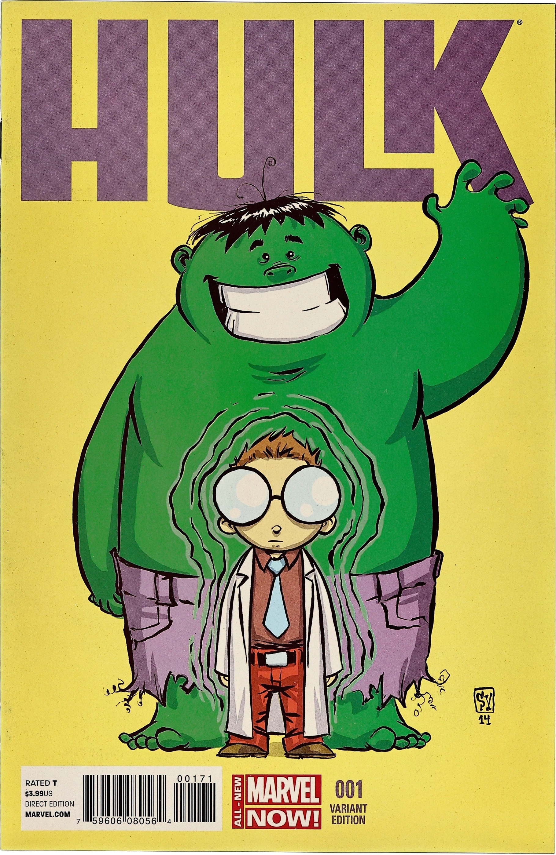 Hulk #1 — Skottie Young baby variant, cover by Skottie Young