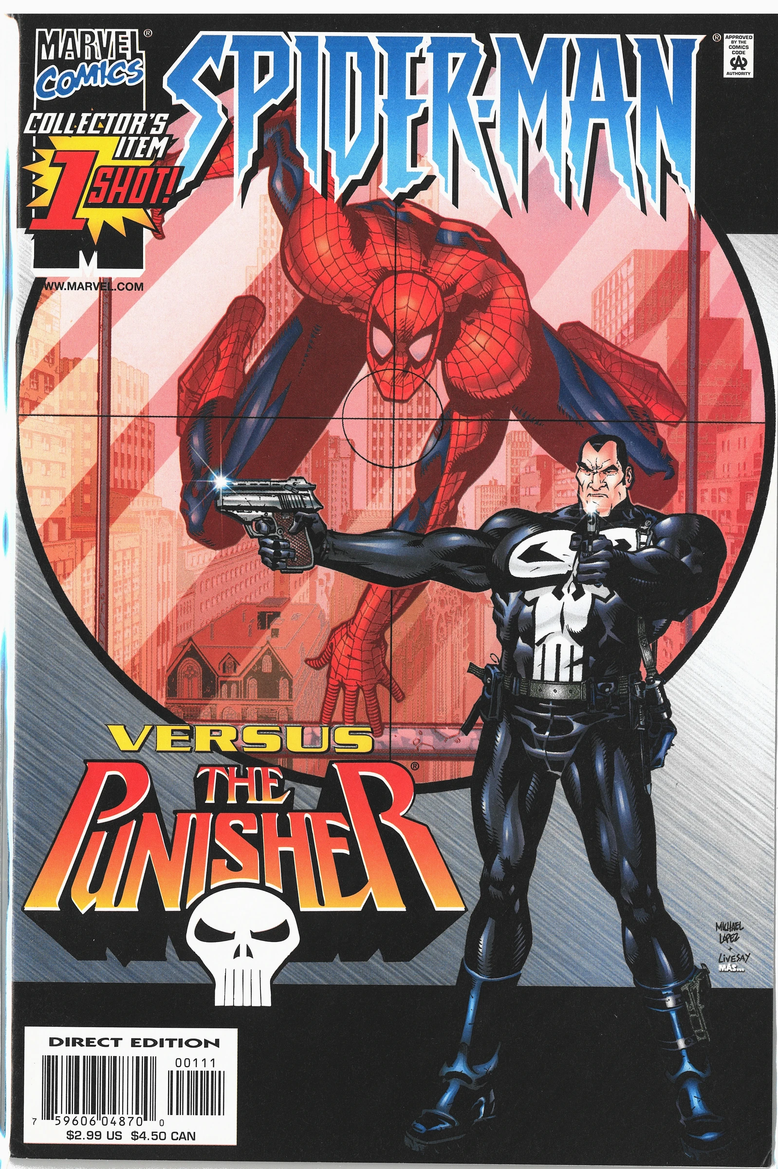 Spider-Man vs. the Punisher #1 — Direct edition