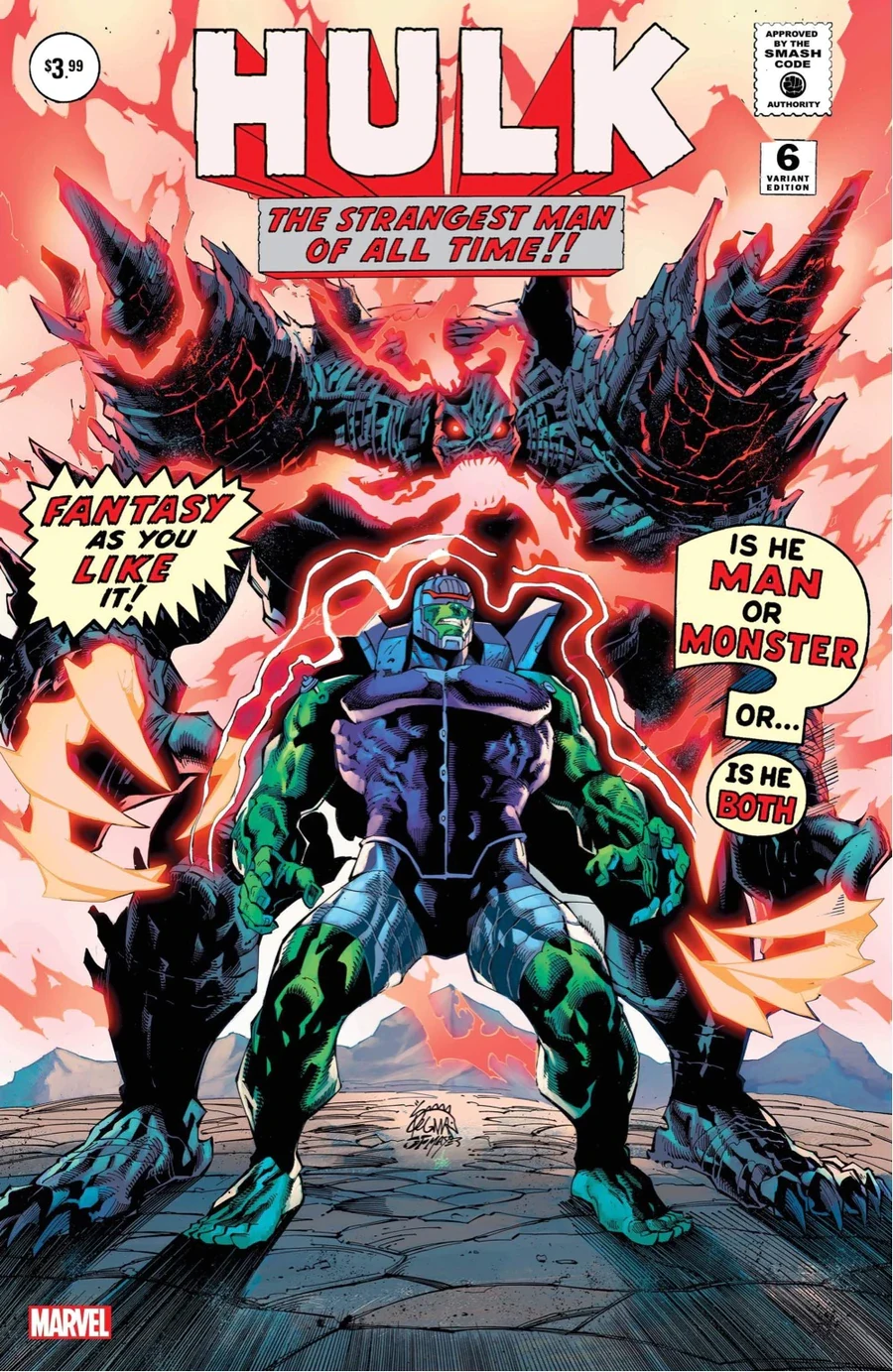 Hulk #6 — The Comic Mint MegaCon 2022 Ryan Stegman Variant / The Comic Mint Ryan Stegman Variant / The Comic Mint Ryan Stegman Virgin Variant, cover by Ryan Stegman