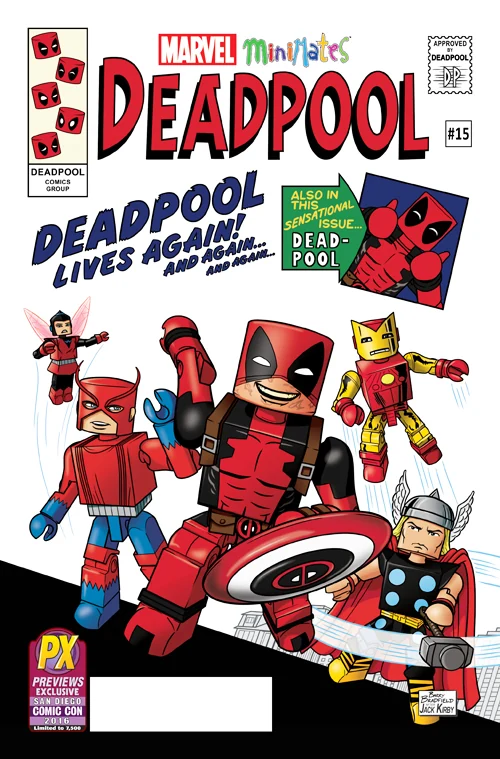 Deadpool #15 — SDCC 2016 Barry Bradfield PX Previews Variant