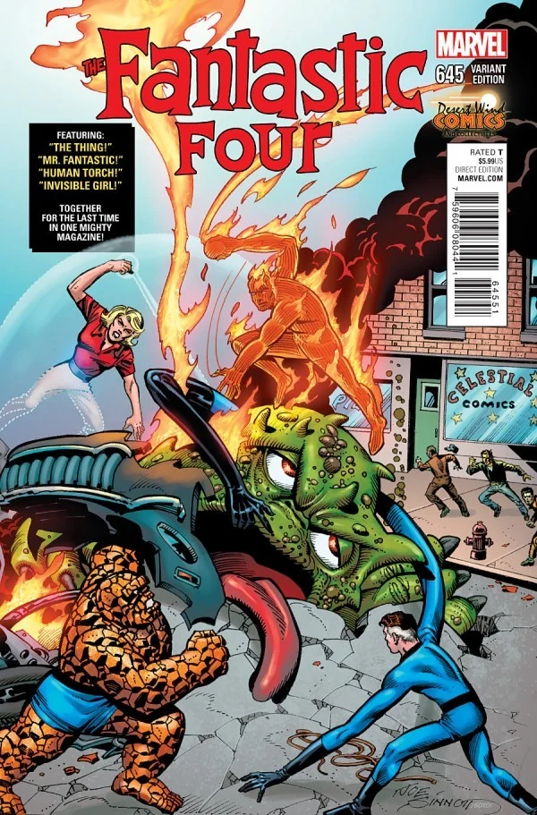 Fantastic Four #645 — Desert Wind Comics & Collectables Joe Sinnott Variant