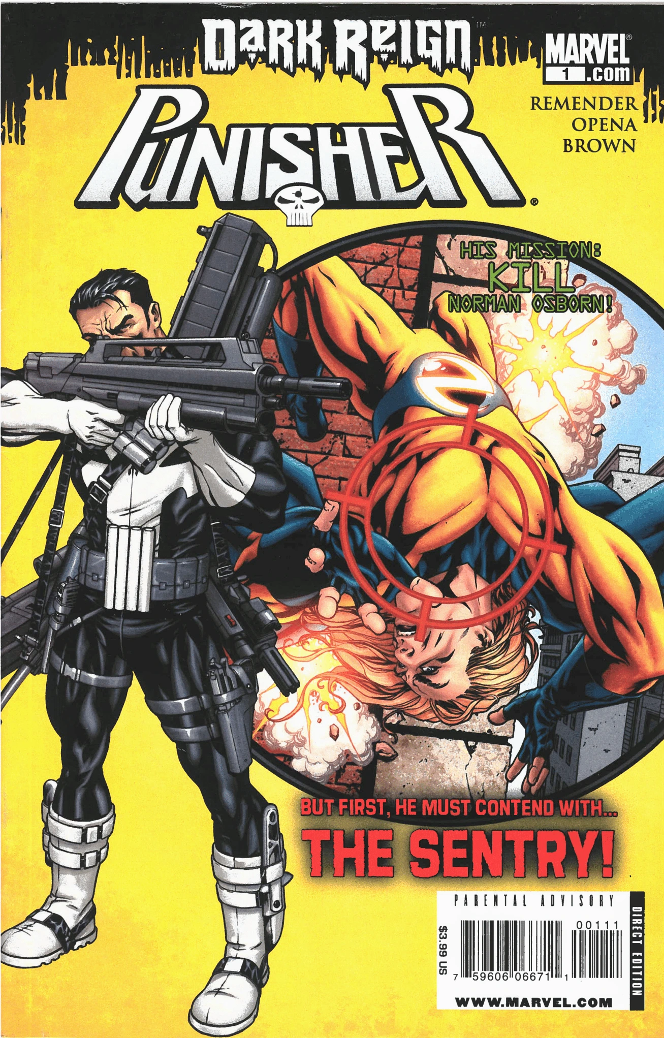Punisher #1 — Mike McKone Sentry cover