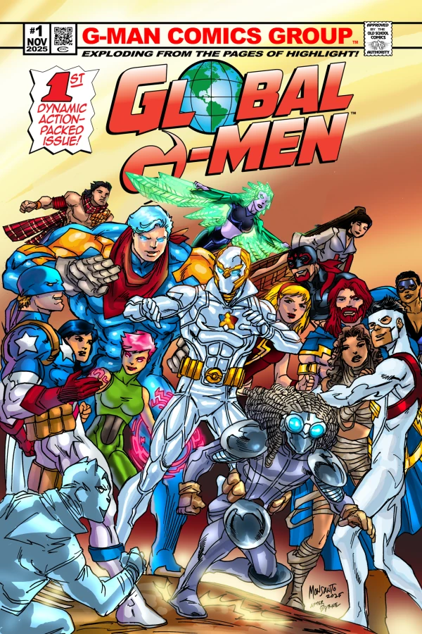 Global G-Men #1 — Standard cover — Alpha Flight #1 homage