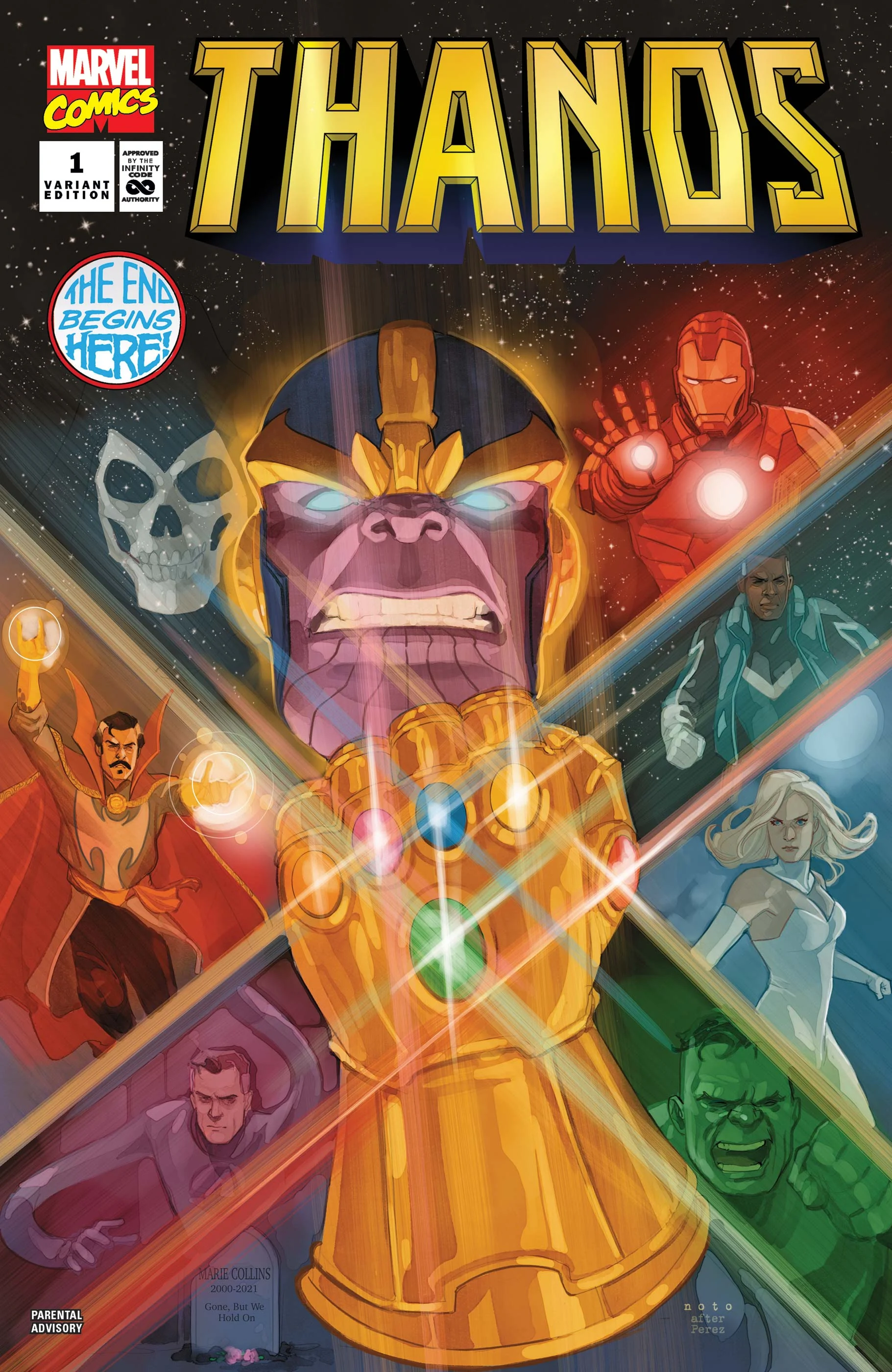 Thanos #1 — Phil Noto Homage Variant