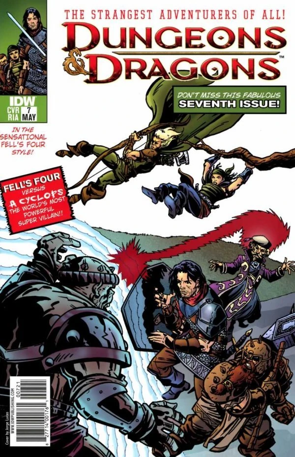 Dungeons & Dragons #7 — 1:10 Jorge Lucas Classic X- Men Homage Variant / 1:25 Jorge Lucas Black & White Classic X-Men Homage Variant