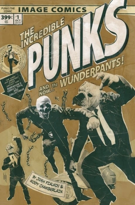 Punks: The Comic #1 — Dimension X Exclusive Cover, cover by Kody Chamberlain