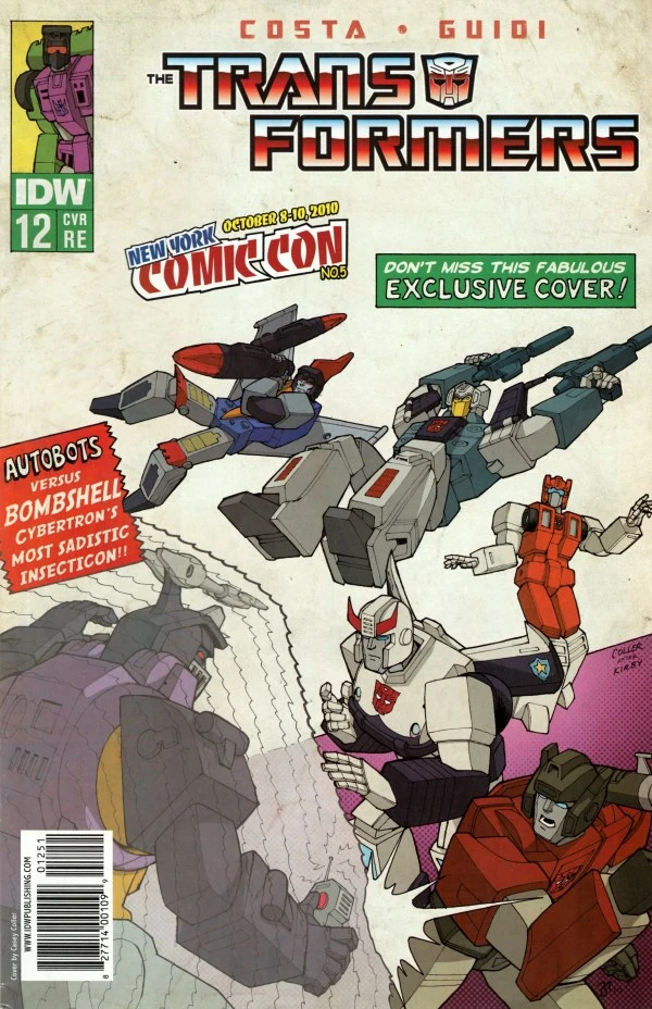 The Transformers #12 — Apocalypse Comics New York ComicCon 2010 Casey Coller Variant