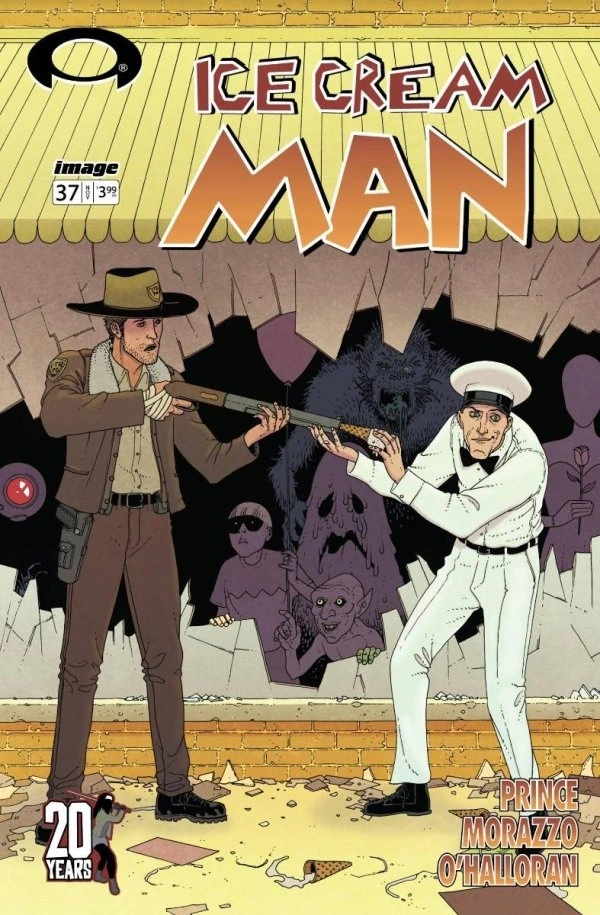 Ice Cream Man #37 — Cover C Martin Morazzo The Walking Dead 20th Anniversary Variant, cover by Martín Morazzo; Chris O’Halloran (colors)