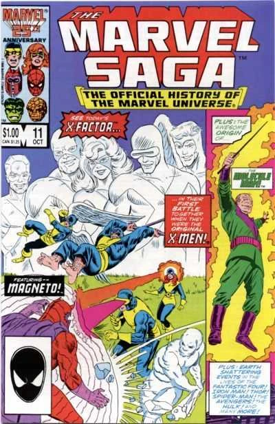 The Marvel Saga #11 — Standard cover (direct + newsstand editions)