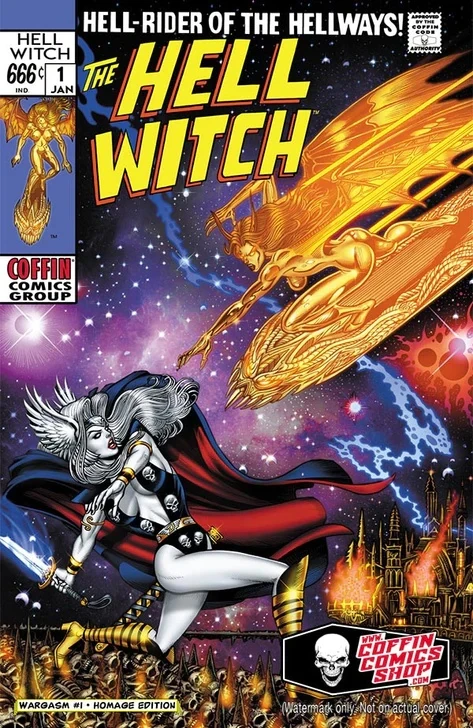 Hellwitch vs. Lady Death: Wargasm #1 — Homage Edition