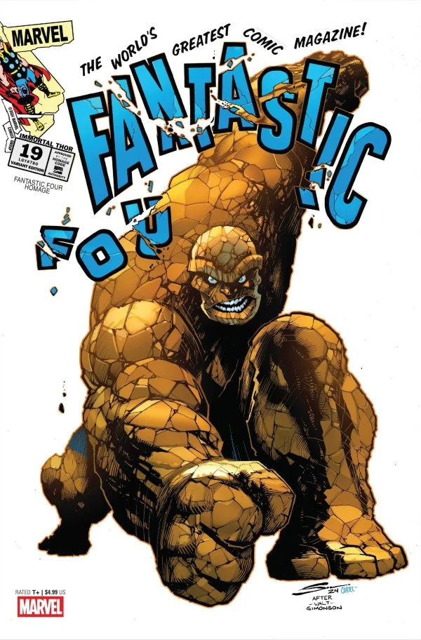 The Immortal Thor #19 — Gerardo Sandoval Fantastic Four homage; wraparound edition