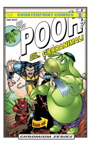 Do You Pooh? #1 — Incredible Hulk 181 homage Chromium edition, cover by Marat Mychaels