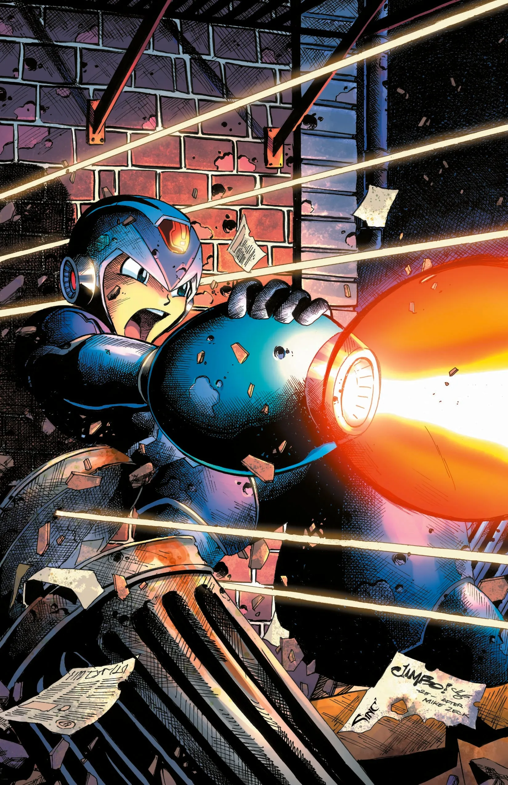 Mega Man X #0 — Top Shelf Comics Jimbo Salgado Variant