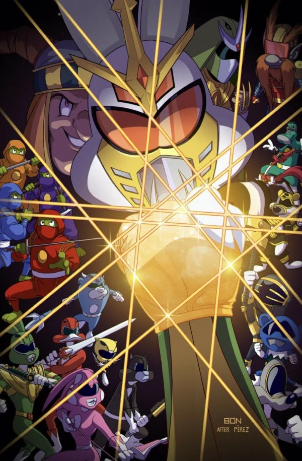 Power Ninja Toons #1 — Infinity Gauntlet Virgin Variant