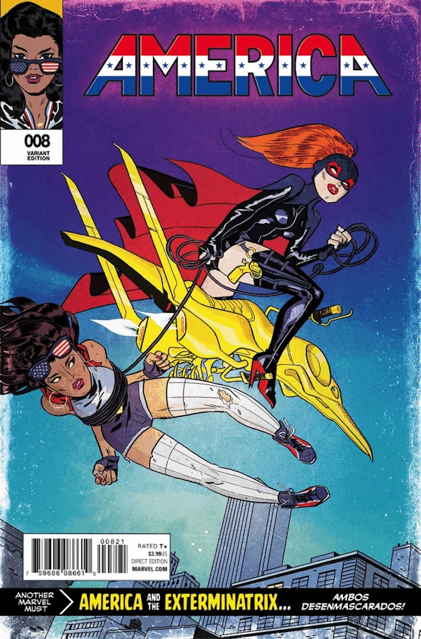 America #8 — Ben Caldwell Homage Lenticular Variant