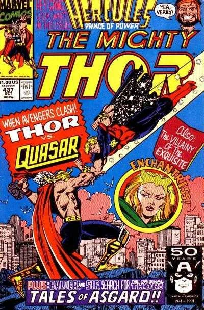 Thor #437 — Standard cover (direct + newsstand editions)