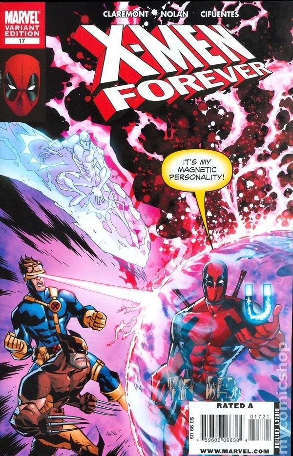 X-Men Forever #17 — Deadpool variant, cover by Michael Avon Oeming