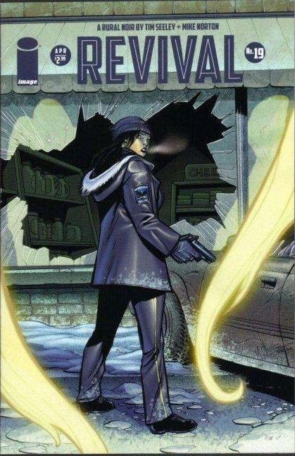 Revival #19 — Mike Norton Walking Dead homage variant, cover by Mike Norton