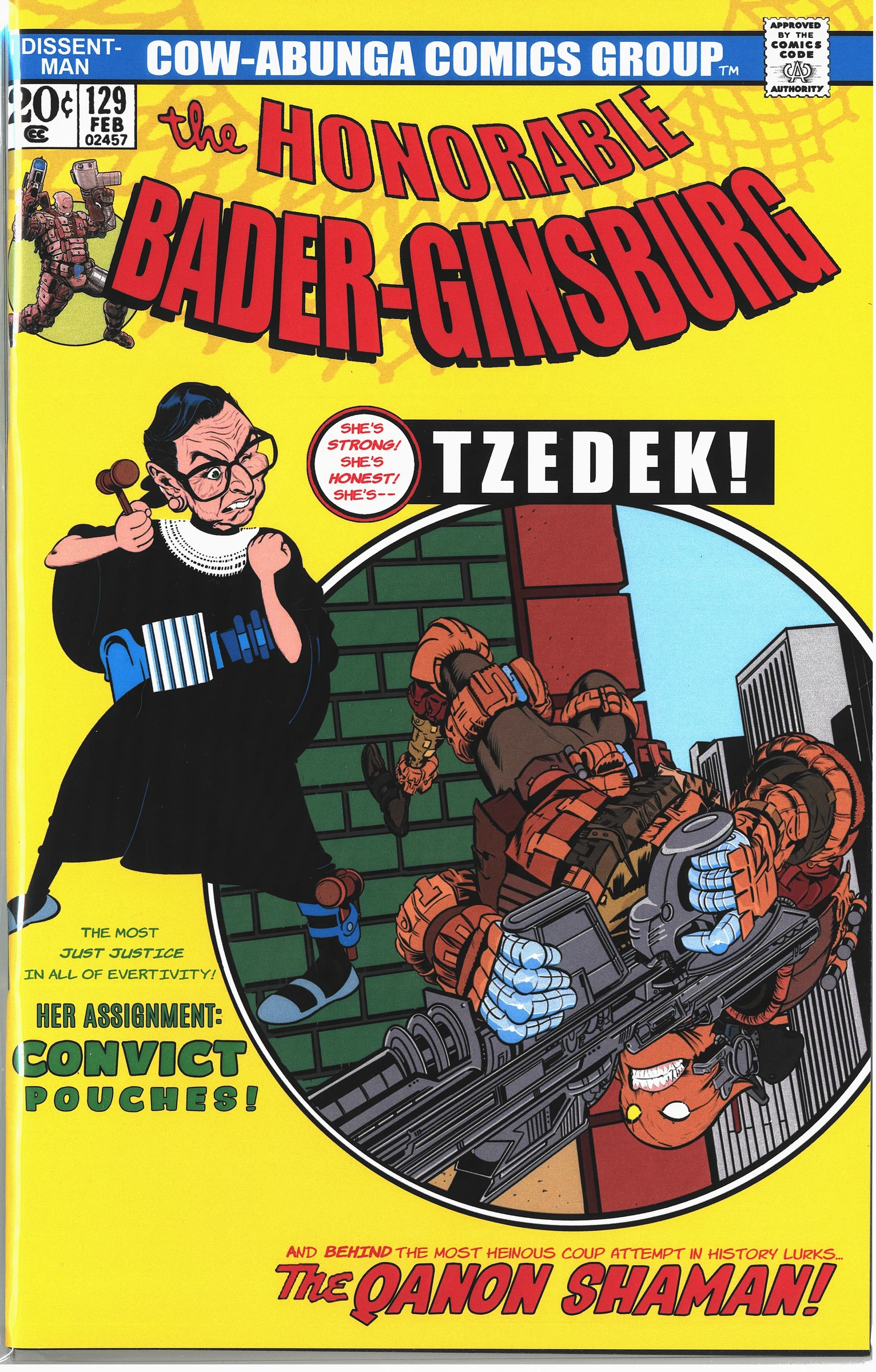 I Dissent — The Honorable Bader-Ginsburg — ASM #129 parody