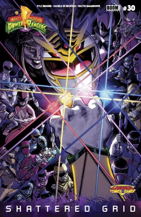 Mighty Morphin Power Rangers #30 — Legends Comics & Games Fresno Exclusive Infinity Gauntlet Homage Variant