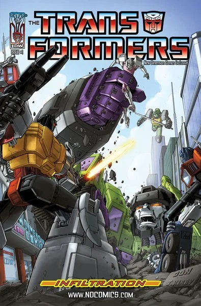 The Transformers: Infiltration #1 — New Dimension Comics Don Figueroa Variant