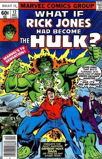 What If? #12 — Standard cover, cover by Sal Buscema; Joe Sinnott; Marie Severin (alterations)