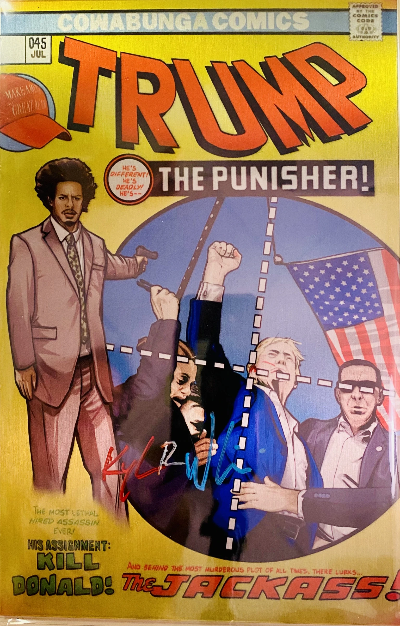 Trump #045 — Scope / Punisher parody cover
