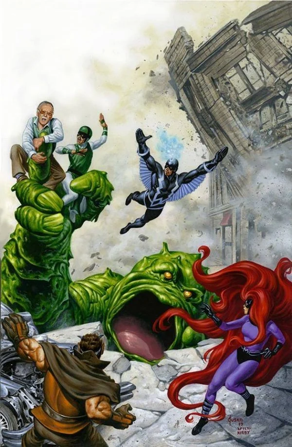 Inhumans: Once and Future Kings #1 — Joe Jusko Stan Lee Box Variant