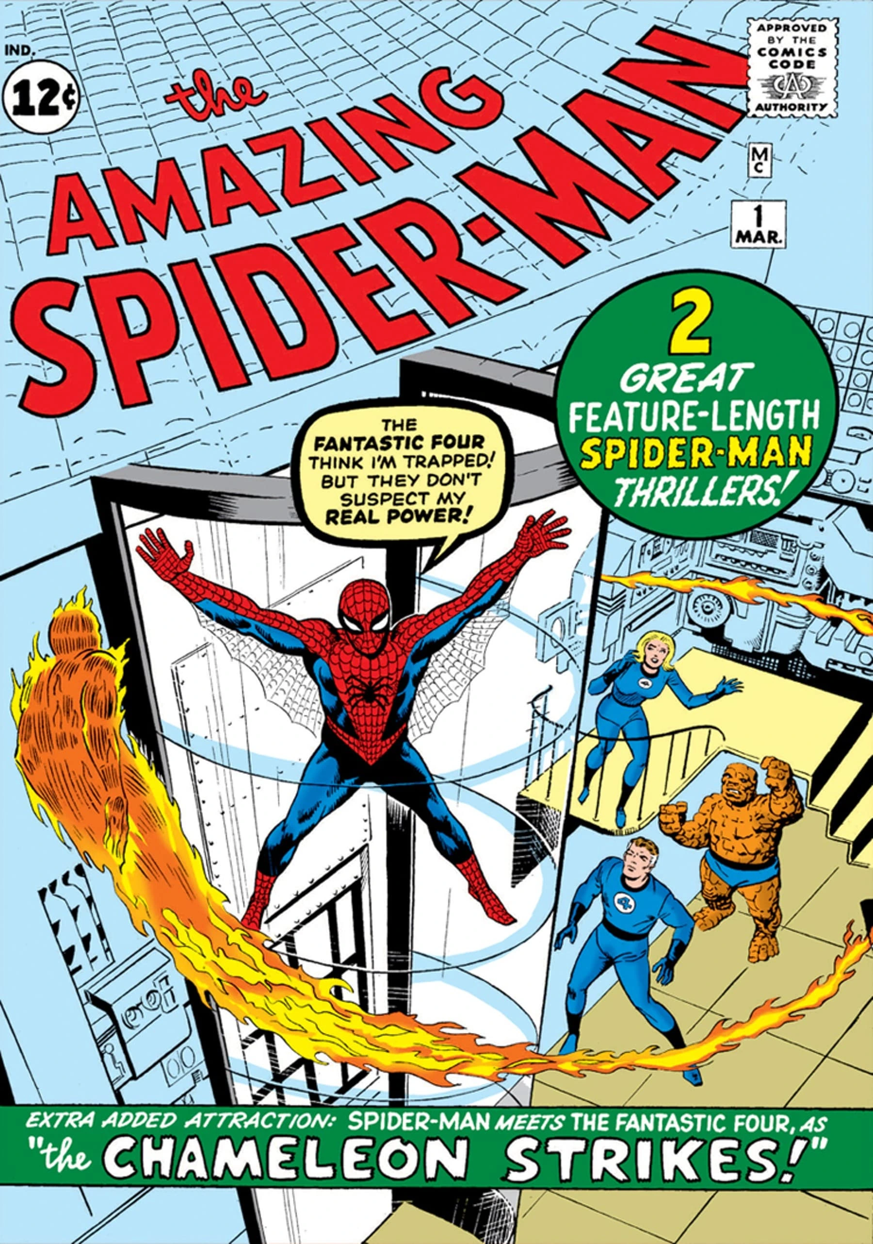 The Amazing Spider-Man #1 (1963) catalog cover