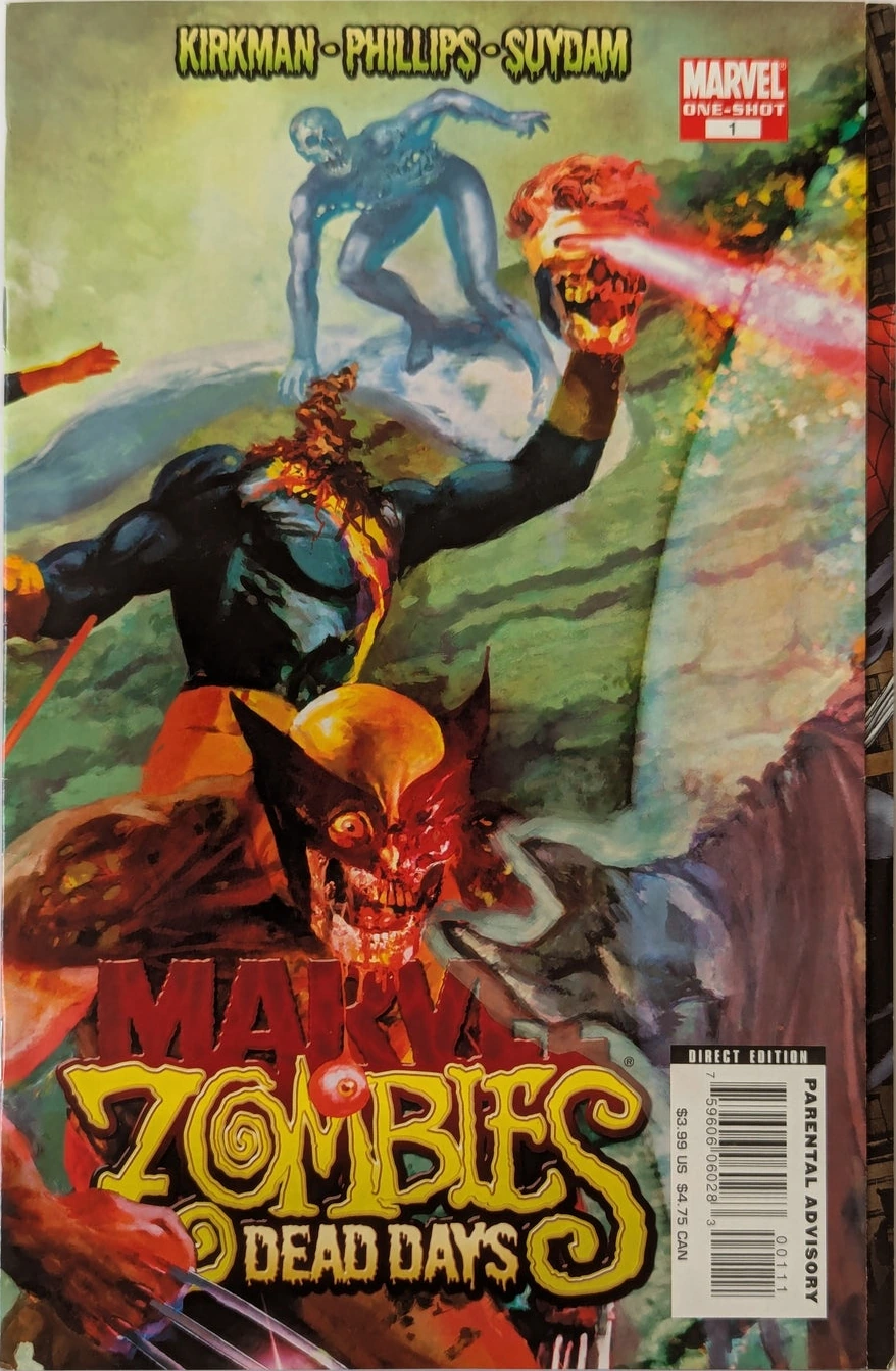 Marvel Zombies: Dead Days #1 — Gatefold cover, cover by Arthur Suydam