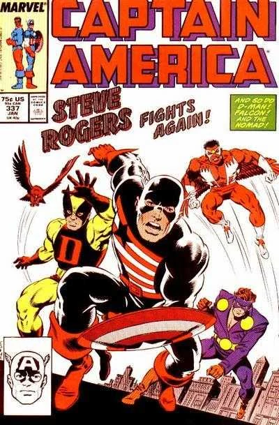 Captain America #337 — Standard cover (direct + newsstand editions)
