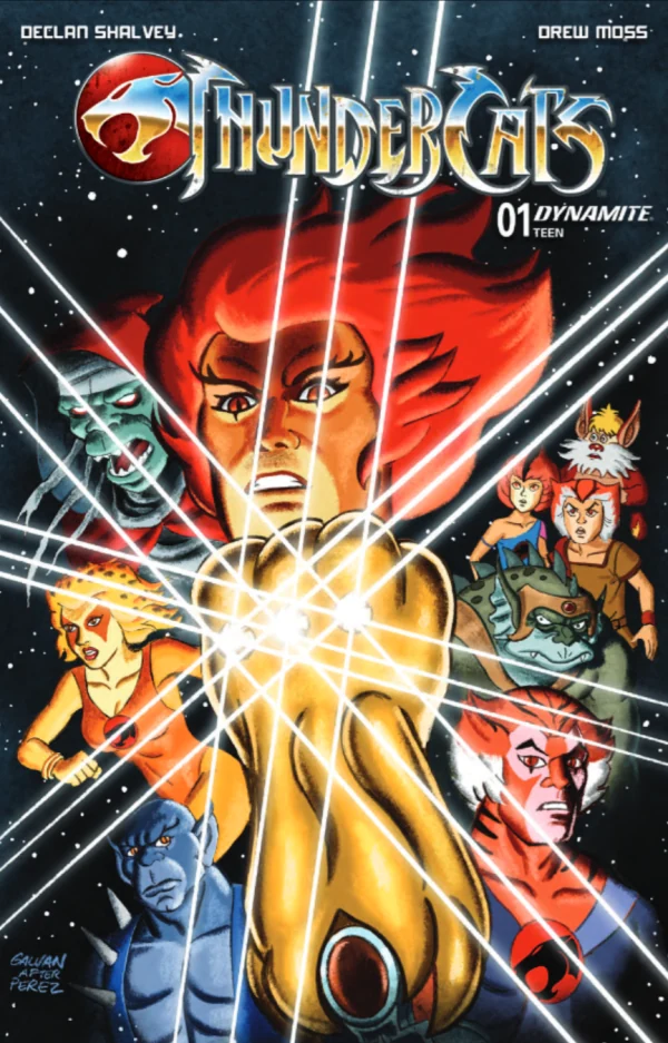 ThunderCats #1 — Whatnot Bill Galvan Infinity Gauntlet Homage Variant / Whatnot Bill Galvan Infinity Gauntlet Homage Virgin Variant