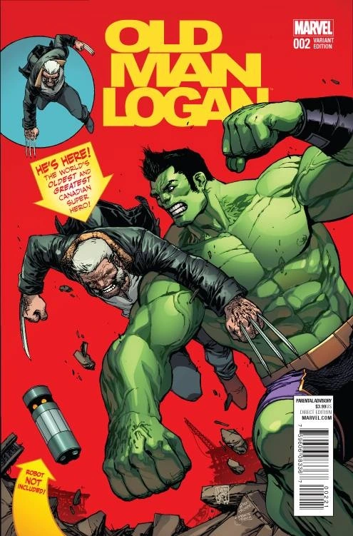 Old Man Logan #2 — 1:25 Giuseppe Camuncoli Variant, cover by Giuseppe Camuncoli