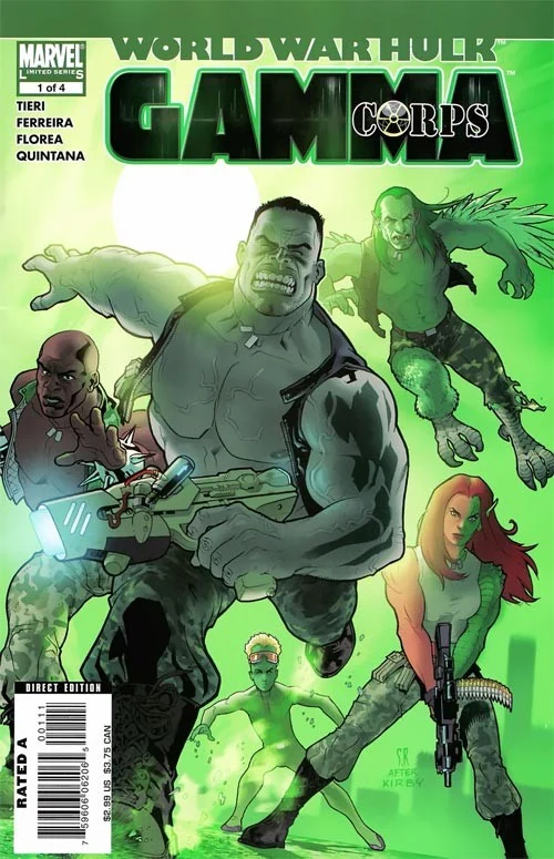 World War Hulk: Gamma Corps #1 — Standard cover