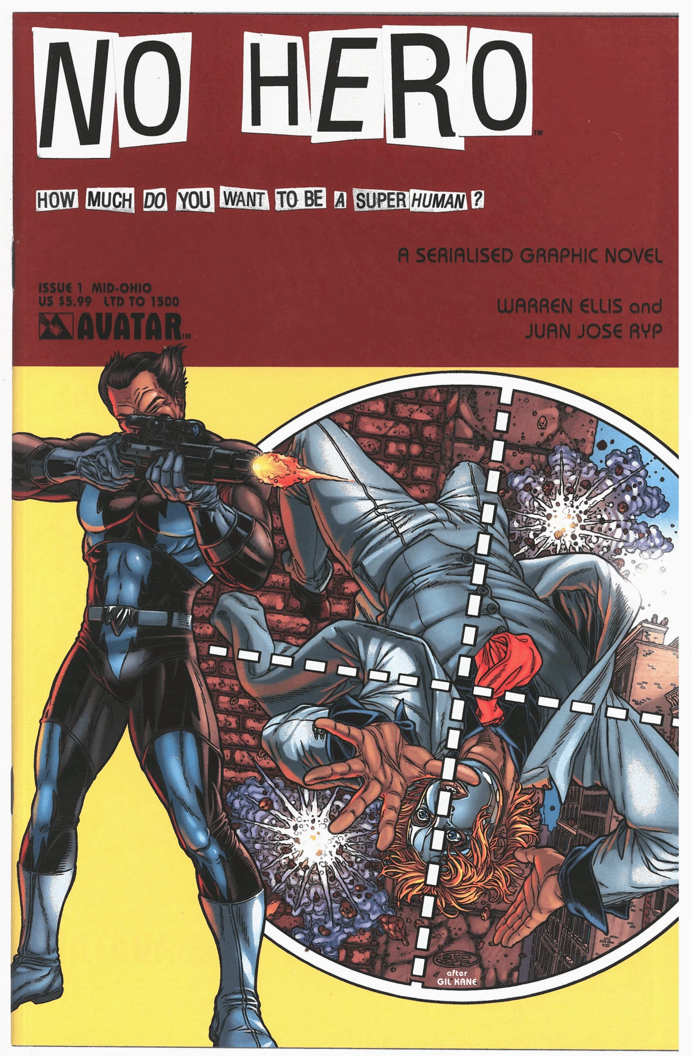No Hero #1 — Mid-Ohio-Con exclusive; 1500 copies