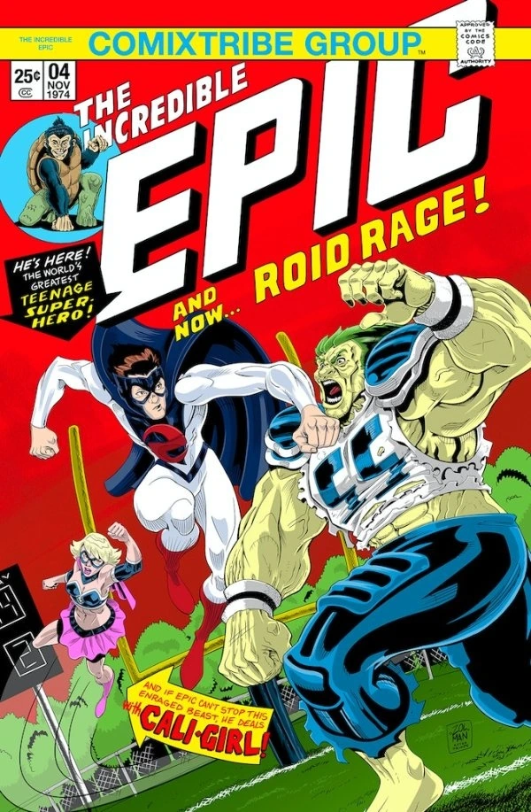 Epic: Super Teenage Wasteland #4 — Cover B Matt Zolman The Incredible Hulk #181 Homage Variant, cover by Matt Zolman