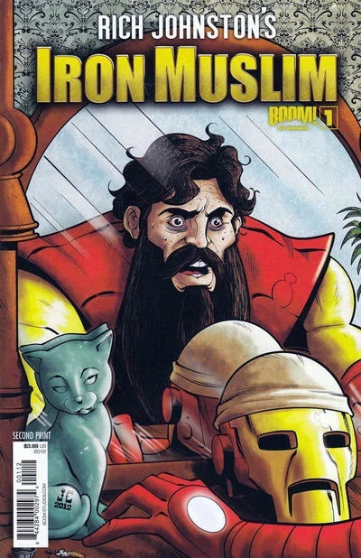 Rich Johnston’s Iron Muslim #1 — Second printing Josh Covey variant