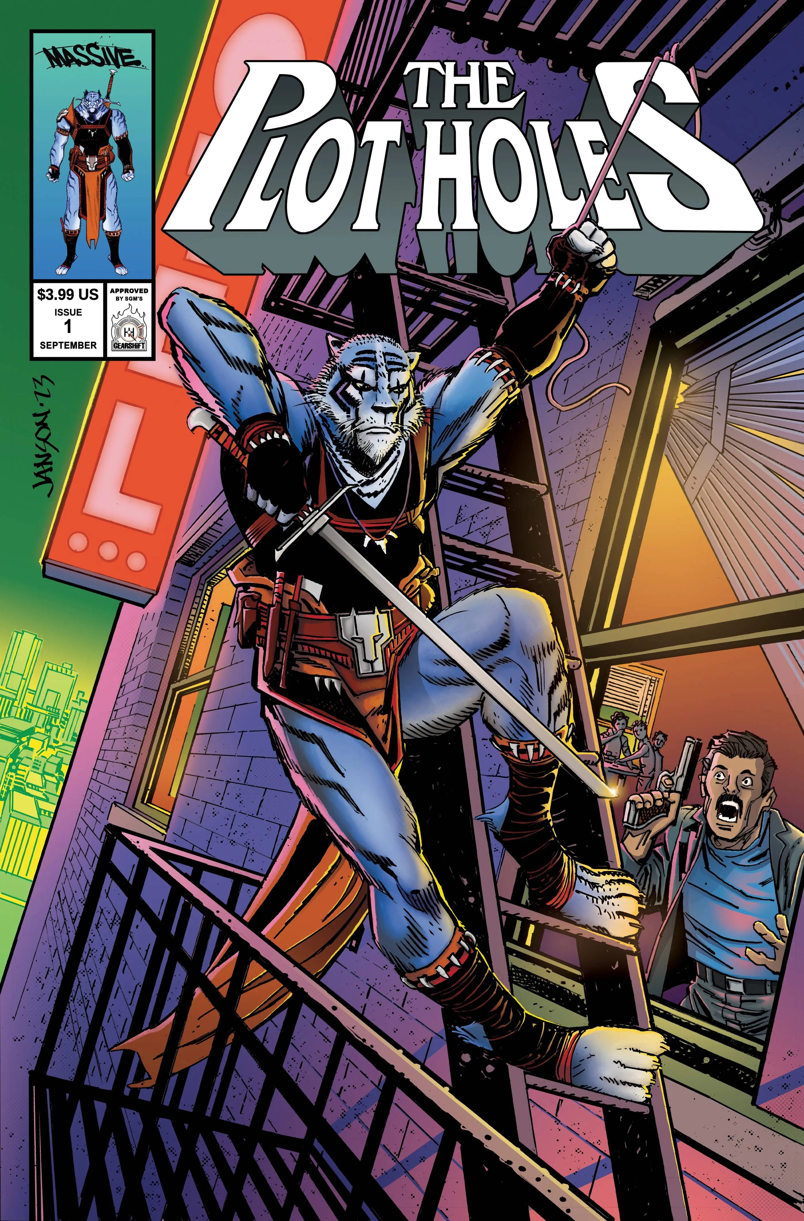 The Plot Holes #2 — Cover C Klaus Janson Homage Variant