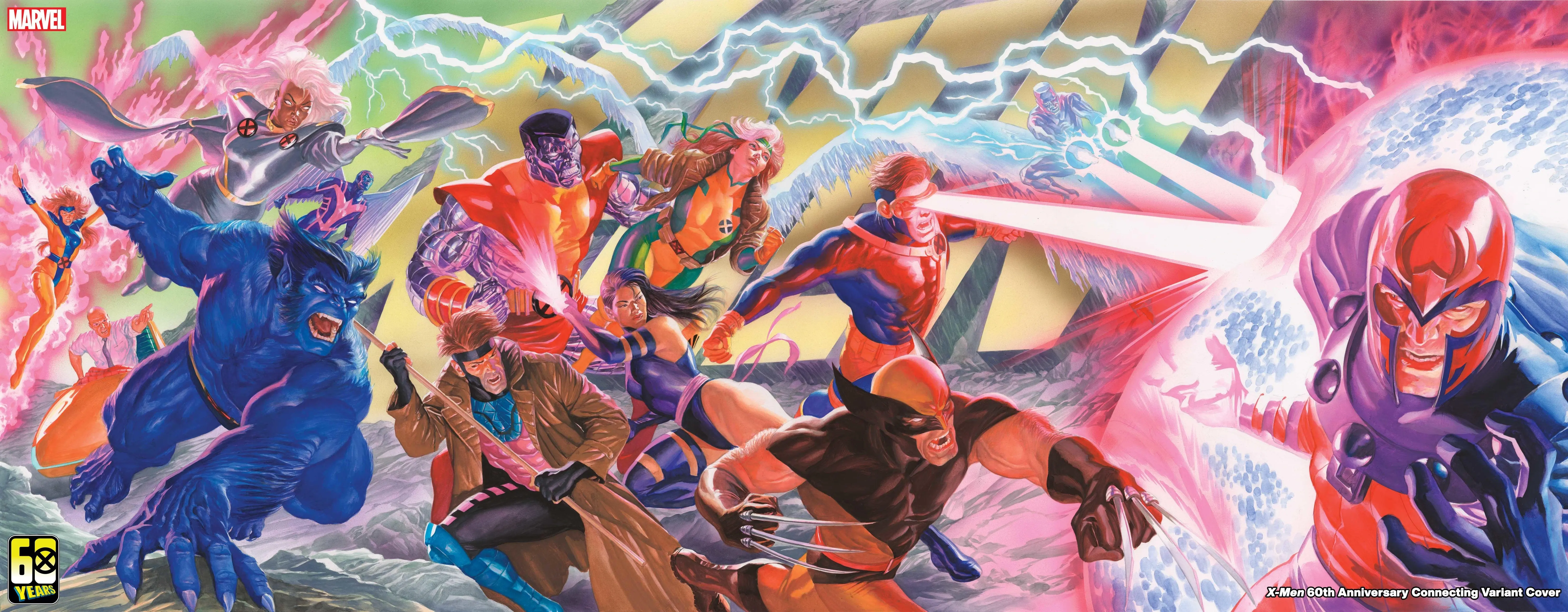 Uncanny Avengers #1 (2023) — Alex Ross X-Men connecting Part A; sketch virgin edition, cover by Alex Ross