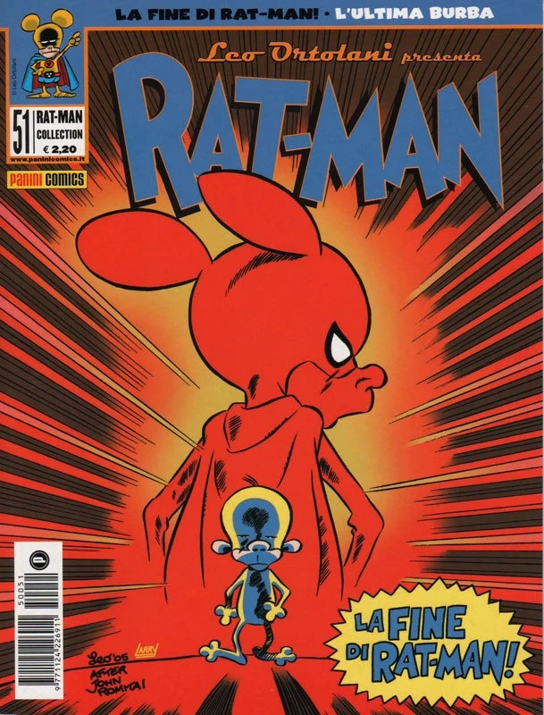 Rat-Man Collection #51 — regular cover ('La Fine di Rat-Man!')
