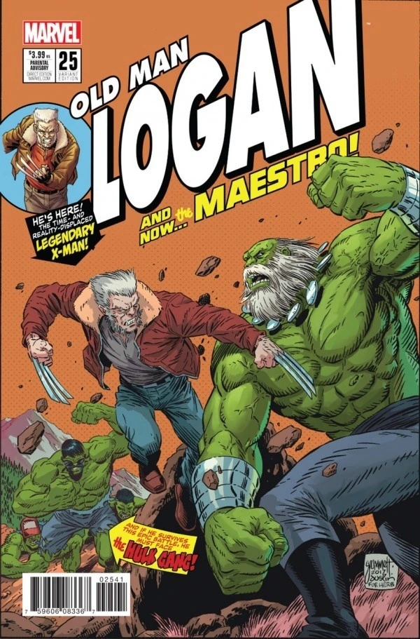 Old Man Logan #25 — 1:10 Tom Grummett Homage Variant, cover by Tom Grummett